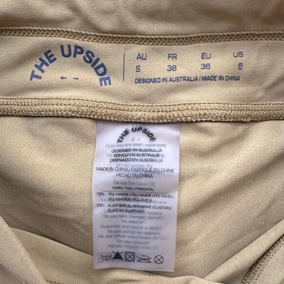 The‎ Upside Miramar Midi Pant Leggings Size US 6 Green Workout Athletic - Picture 6 of 12